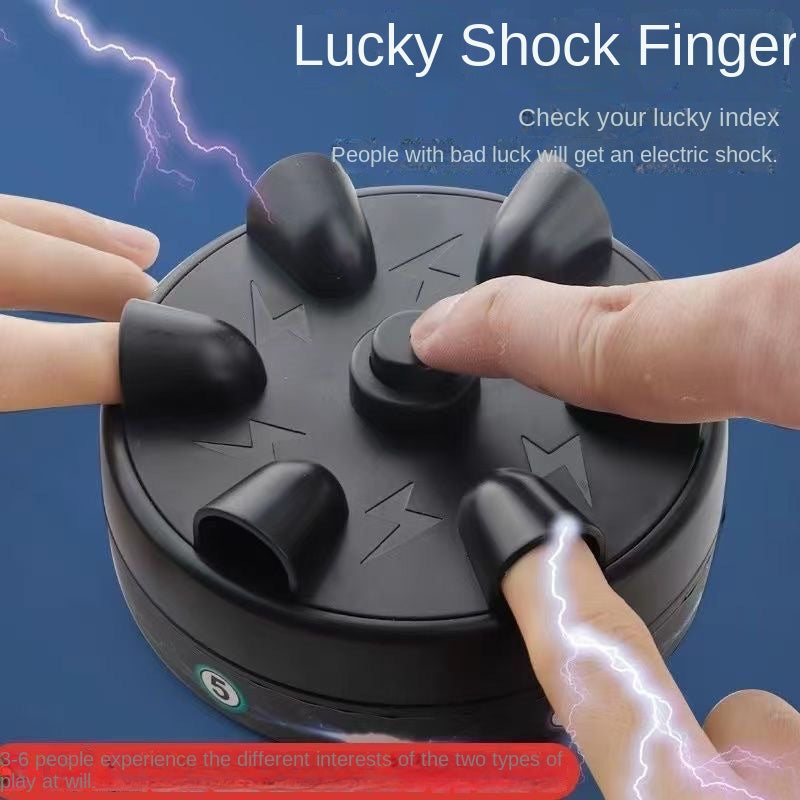 Miniature Electric Shock Lie Detector Decompression Whole Person Party Finger Game Toy Desktop Truth Decompression