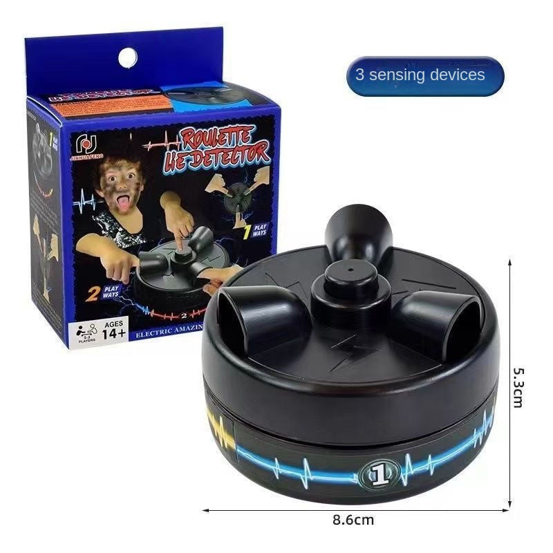 Miniature Electric Shock Lie Detector Decompression Whole Person Party Finger Game Toy Desktop Truth Decompression