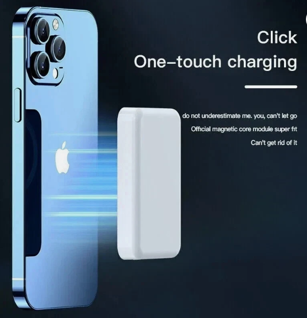 Power Bank - 5000mAh Magnetic Battery Charger for iPhone 12/13/14/15/16, Samsung Models