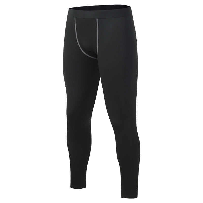 Men's Leggings High-elastic Quick-drying Track And Field Running Five-point Shorts Compression Basketball Bottoming Yoga Pants Fitness Trousers
