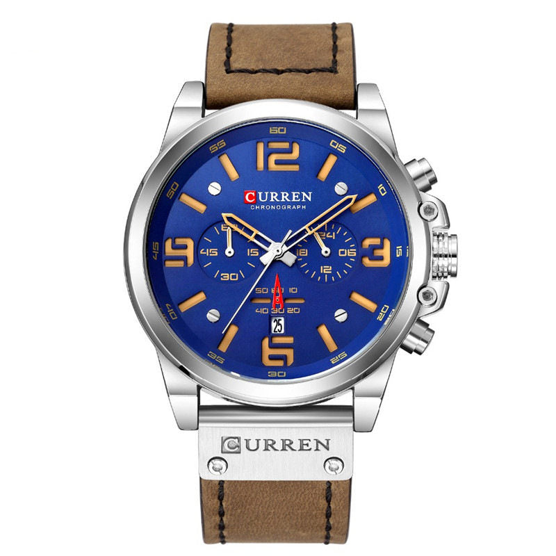 8314 Calendar Business Style Men Wrist Watch