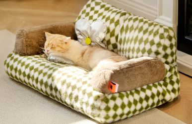 Meow, Woof, Cat Litter, Cat Bed, Warm In Winter, Removable And Washable Kennel, Pet Sofa