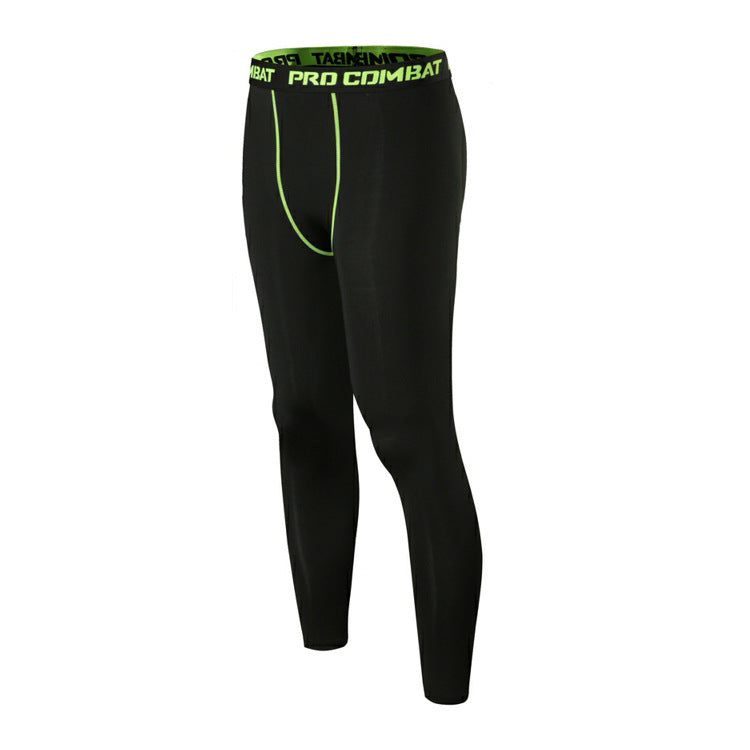 Men&#039;s Leggings High-elastic Quick-drying Track And Field Running Five-point Shorts Compression Basketball Bottoming Yoga Pants Fitness Trousers