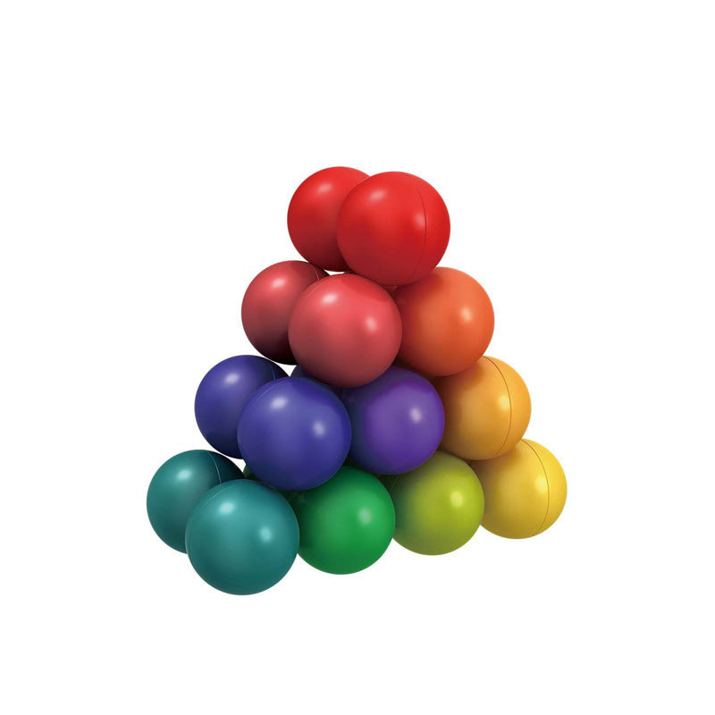 Tiktok New Product Versatile Decompression Ball Educational 3D Stereo Rubik&#039;s Cube Ball Finger Vent Toy Fingertip Decompression Toy