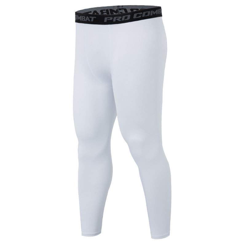 Men&#039;s Leggings High-elastic Quick-drying Track And Field Running Five-point Shorts Compression Basketball Bottoming Yoga Pants Fitness Trousers