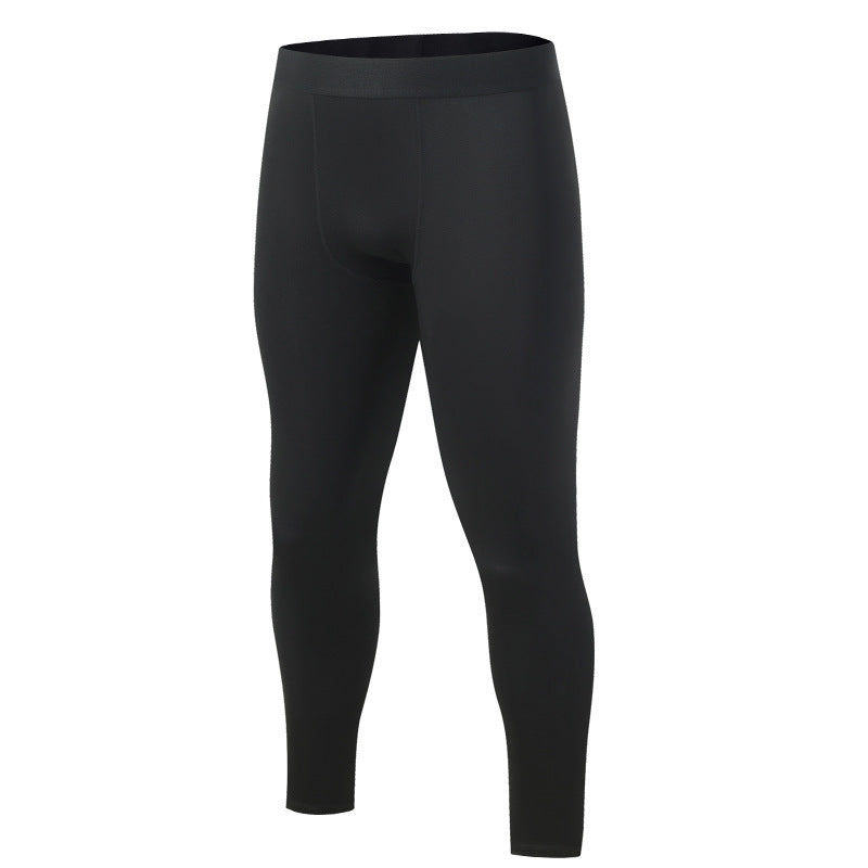 Men&#039;s Leggings High-elastic Quick-drying Track And Field Running Five-point Shorts Compression Basketball Bottoming Yoga Pants Fitness Trousers