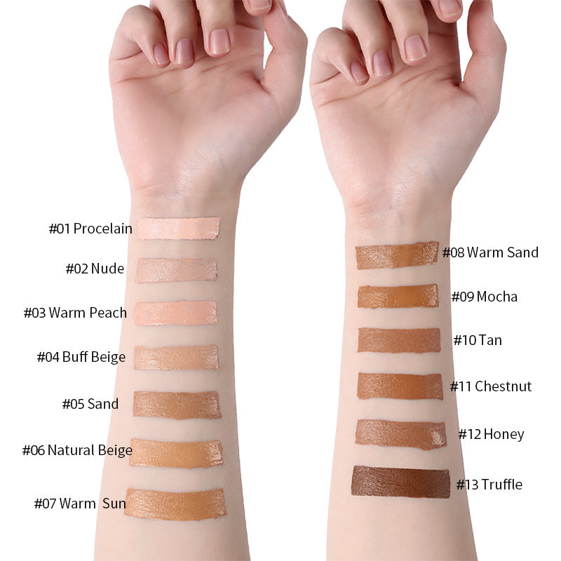 Press-on Liquid Foundation Matte Kong Oil Concealer Liquid Foundation European And American Makeup