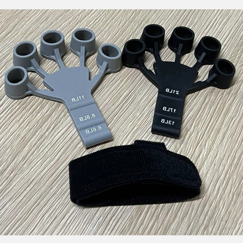 Silicone 5-finger Wrist Tensioner, Finger Trainer, Shooting Posture Corrector, Finger Grip Enhancement Device