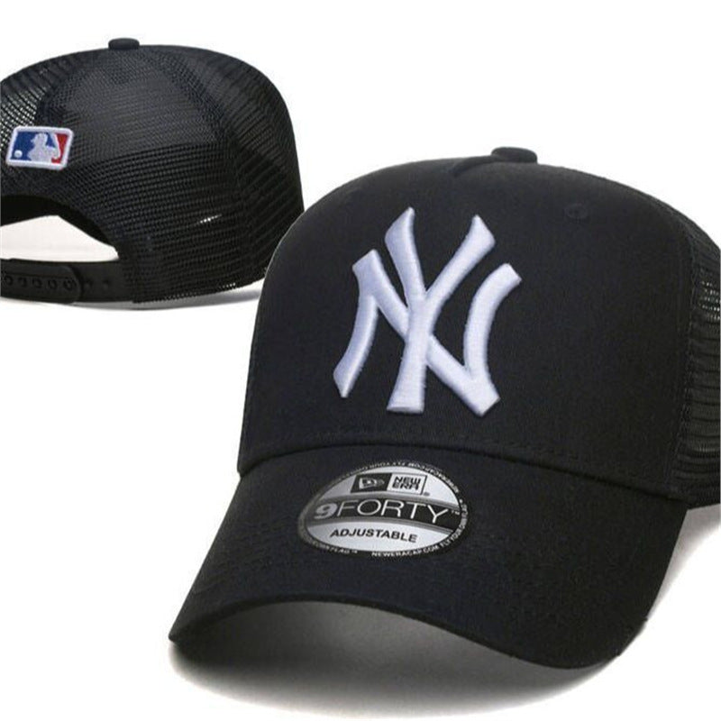 Cross Border Mlb Dodgers Yankees Baseball Cap Net Cap Hat Cap Unisex Cap Embroidered Outdoor Hundred