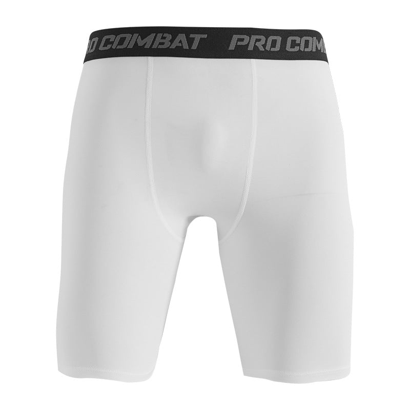 Men&#039;s Leggings High-elastic Quick-drying Track And Field Running Five-point Shorts Compression Basketball Bottoming Yoga Pants Fitness Trousers