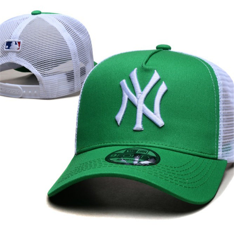 Cross Border Mlb Dodgers Yankees Baseball Cap Net Cap Hat Cap Unisex Cap Embroidered Outdoor Hundred