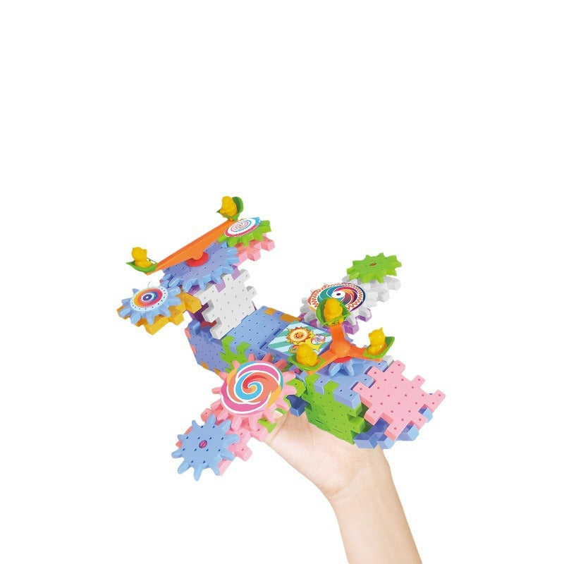 Educational Gear Toy Blocks Set Children&#039;s Interactive Building Puzzle Toys For Boys And Girls Creative Intelligence Development
