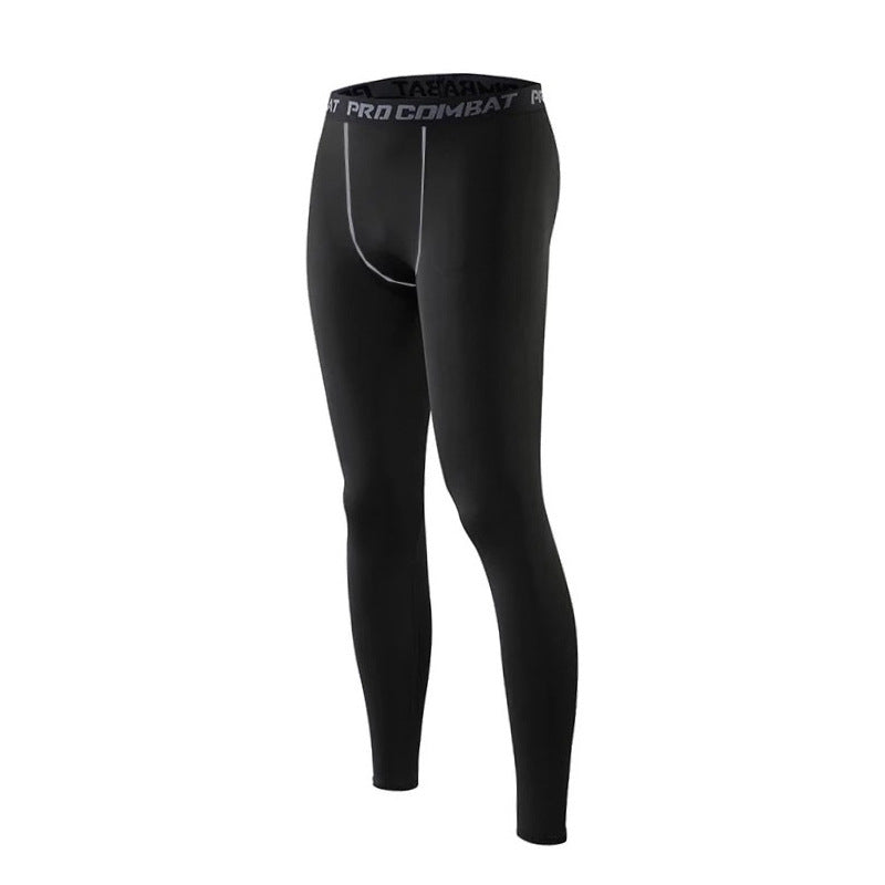 Men&#039;s Leggings High-elastic Quick-drying Track And Field Running Five-point Shorts Compression Basketball Bottoming Yoga Pants Fitness Trousers