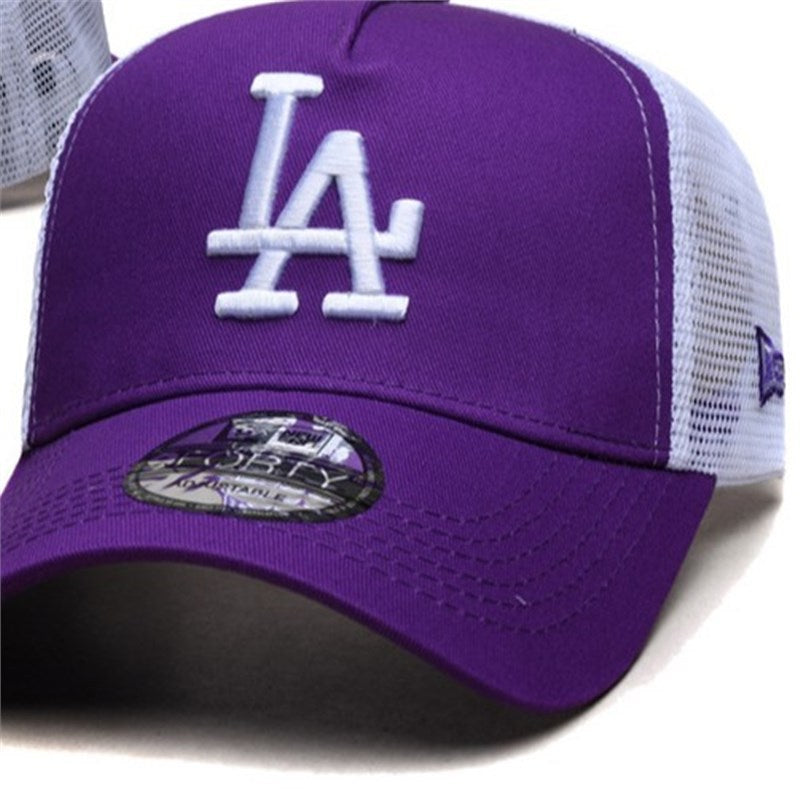 Cross Border Mlb Dodgers Yankees Baseball Cap Net Cap Hat Cap Unisex Cap Embroidered Outdoor Hundred