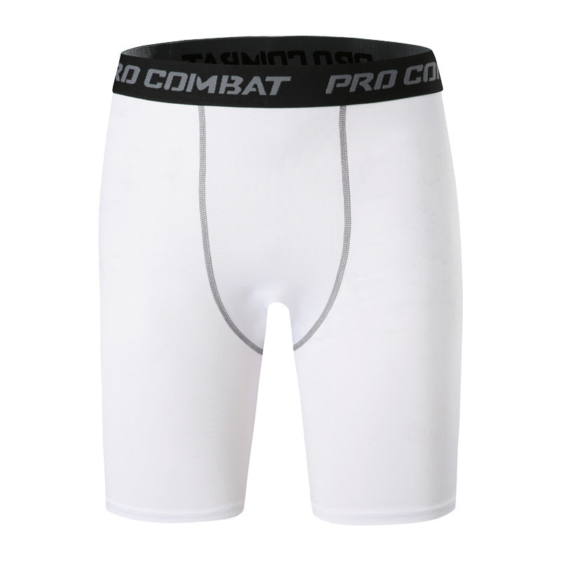 Men&#039;s Leggings High-elastic Quick-drying Track And Field Running Five-point Shorts Compression Basketball Bottoming Yoga Pants Fitness Trousers