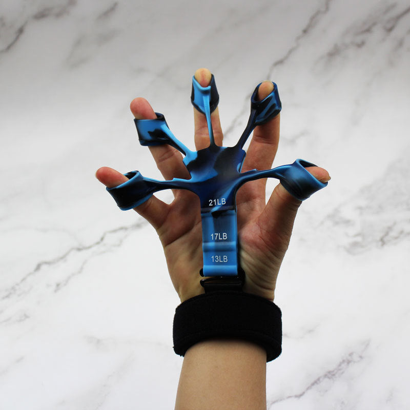 Silicone 5-finger Wrist Tensioner, Finger Trainer, Shooting Posture Corrector, Finger Grip Enhancement Device