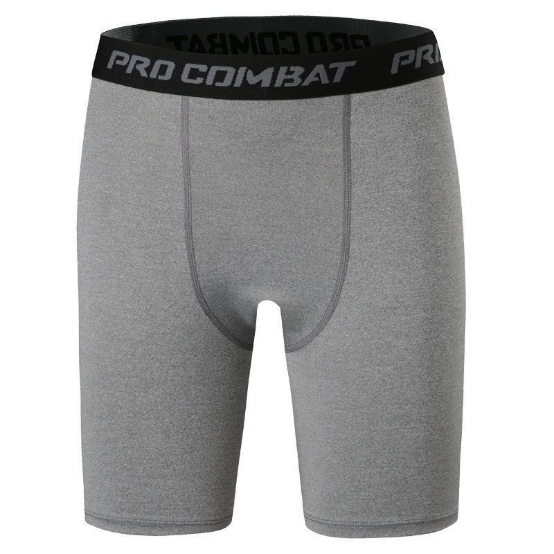 Men&#039;s Leggings High-elastic Quick-drying Track And Field Running Five-point Shorts Compression Basketball Bottoming Yoga Pants Fitness Trousers
