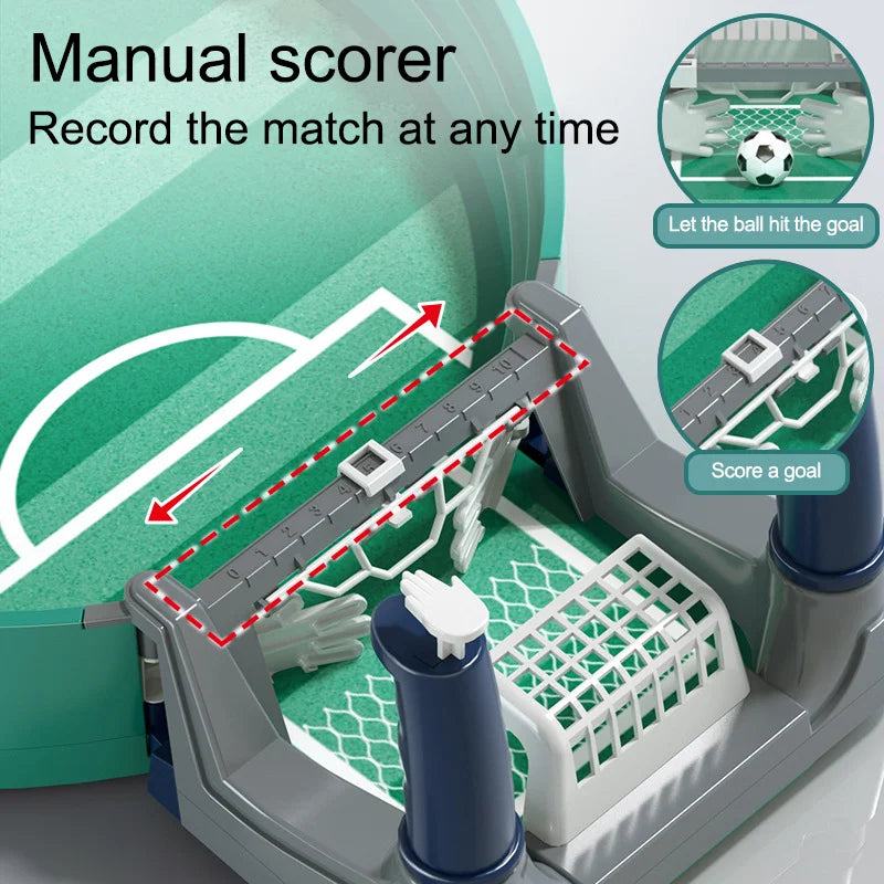 Soccer ABS Table for Family Party Football Board Game Desktop Interactive Soccer Toys Kids Boys Sport Outdoor Portable Game Gift