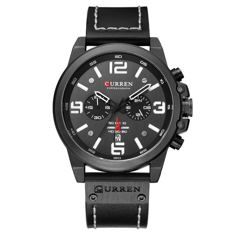 8314 Calendar Business Style Men Wrist Watch