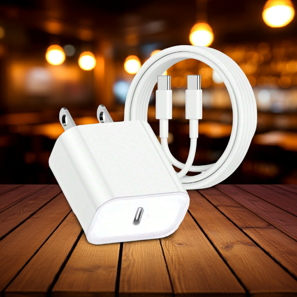 Charger iPhone USB-C+C  iphone, Samsung models